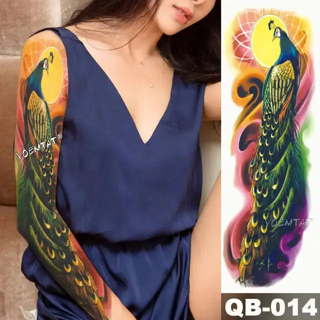 Colorful Cats and Geishas Tattoos by Oz-Direct.com