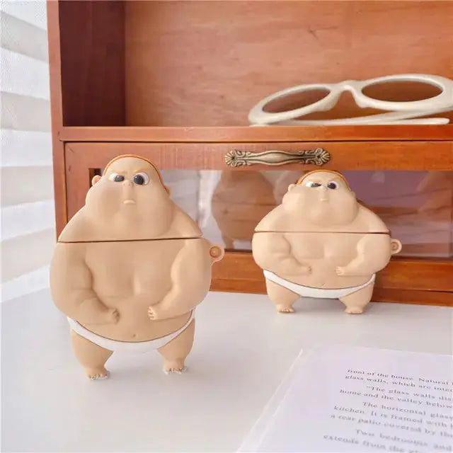 Cute Wrestling Boy Box Silicone Case by Oz-Direct.com