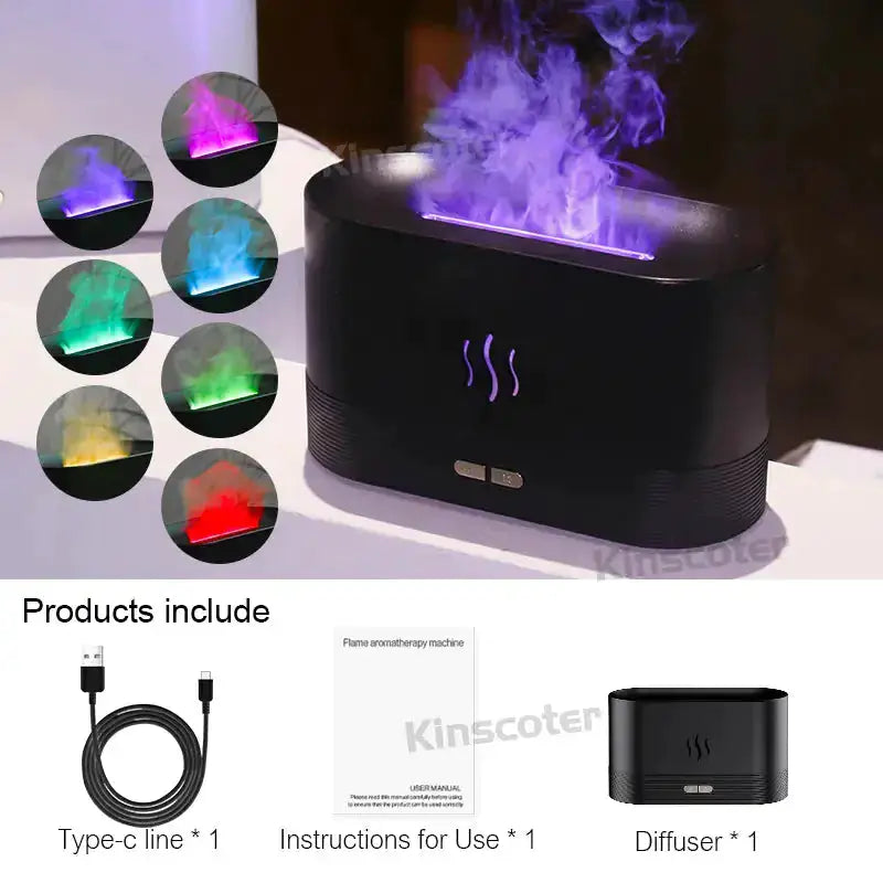 Flame Mist Aroma Diffuser by Oz-Direct.com