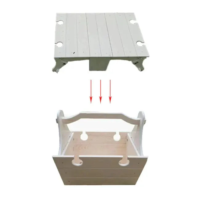 Folding Picnic Basket / Table by Oz-Direct.com