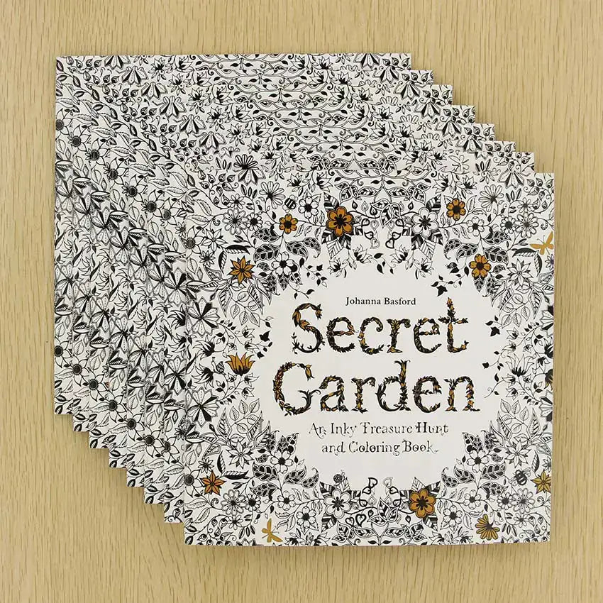 Hand Painted Explore Wonderland Coloring Book by Oz-Direct.com