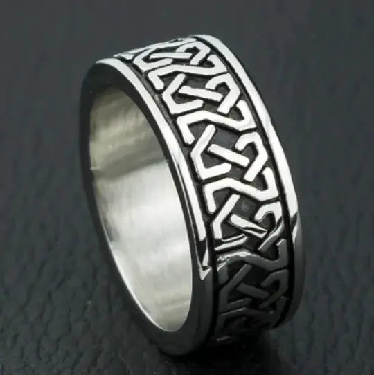 Viking Stainless Steel Ring by Oz-Direct.com