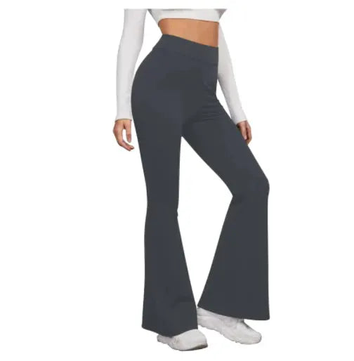 Tummy Control Flared Pants by Oz-Direct.com