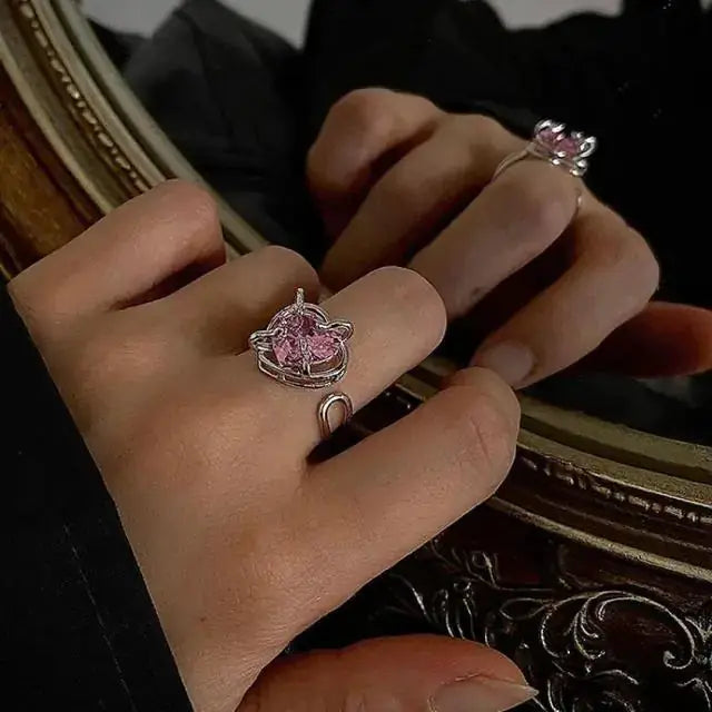 Luxury Purple Zircon Ring Crystal by Oz-Direct.com