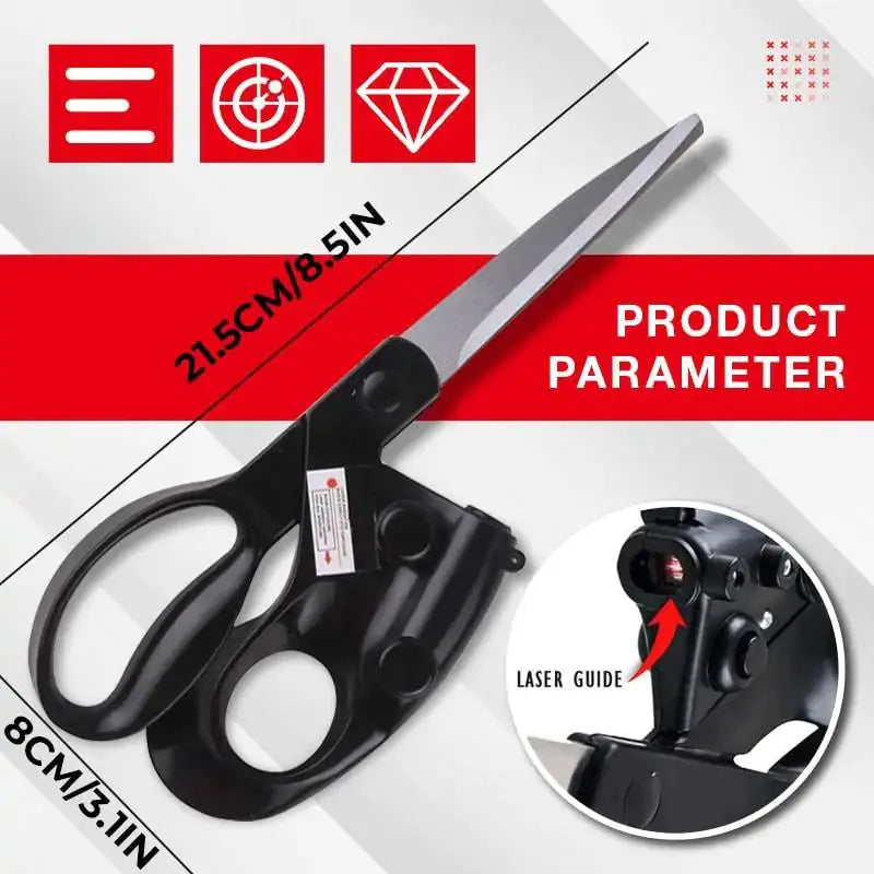 Sharp Laser Guided Scissors by Oz-Direct.com