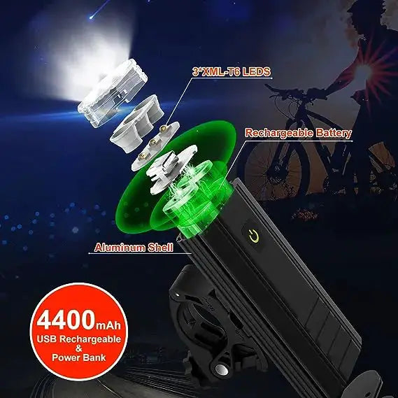 Rechargeable Bike Light by Oz-Direct.com