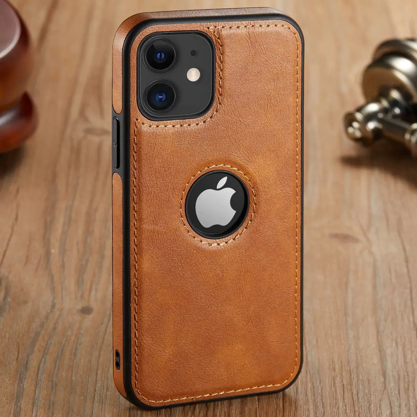 Luxury PU Leather Phone Case For iPhone 13 Pro 11 12 Pro Max XR XS Max X 7 Plus 13 Pro Max case leather Slim Soft Back Cover by Oz-Direct.com
