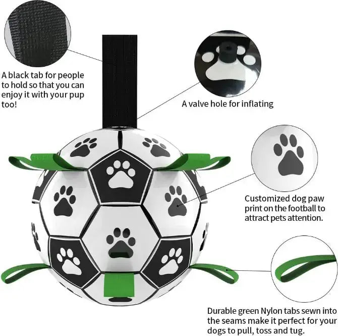 Dog Toys Interactive Pet Football by Oz-Direct.com