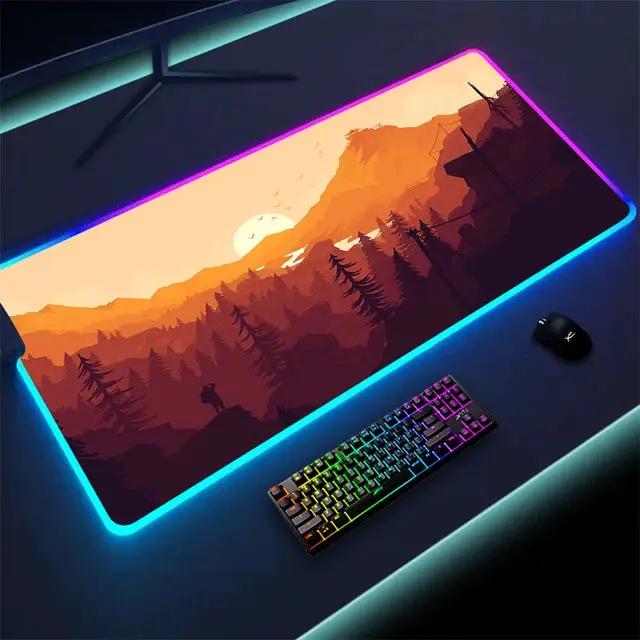 Non-slip RGB Gaming Pad by Oz-Direct.com