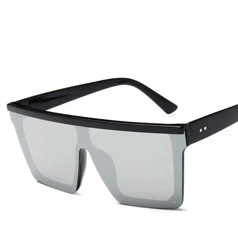 Silver Vintage Square Sunglasses by Oz-Direct.com