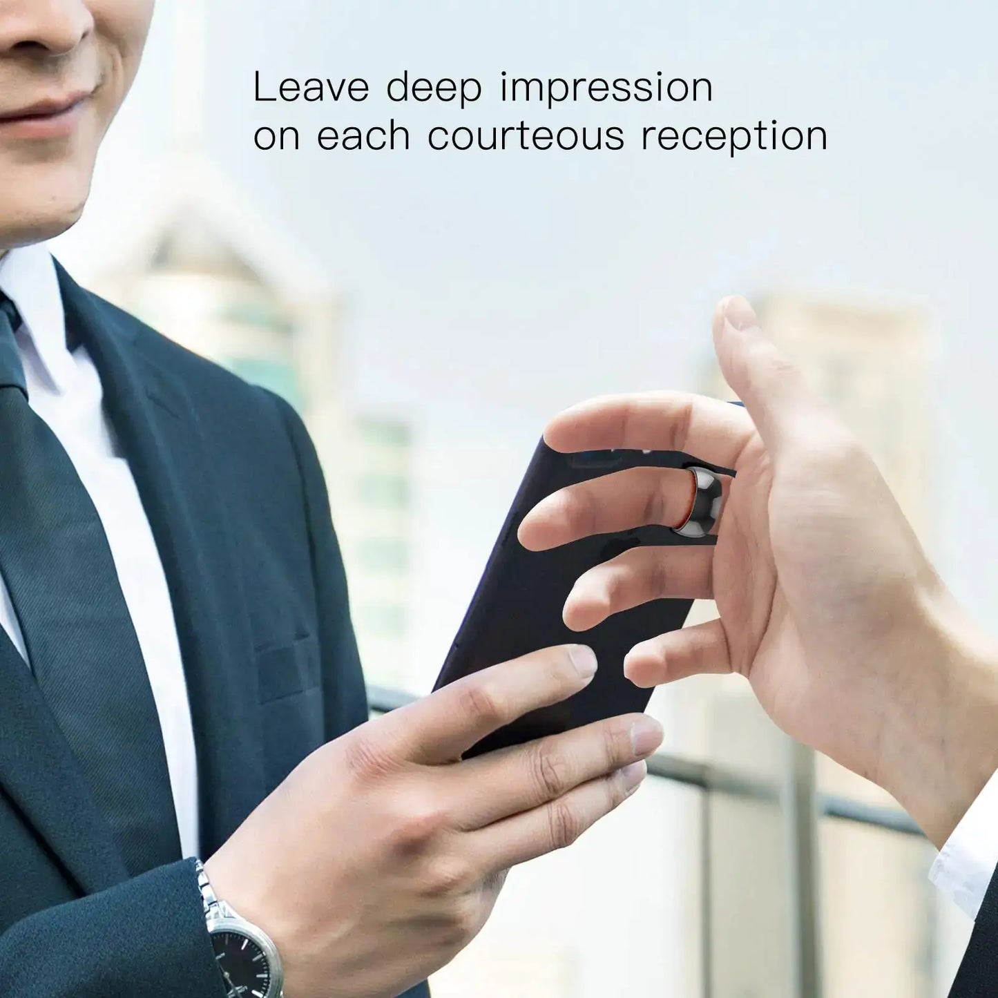 Micro Crystal Smart Ring by Oz-Direct.com
