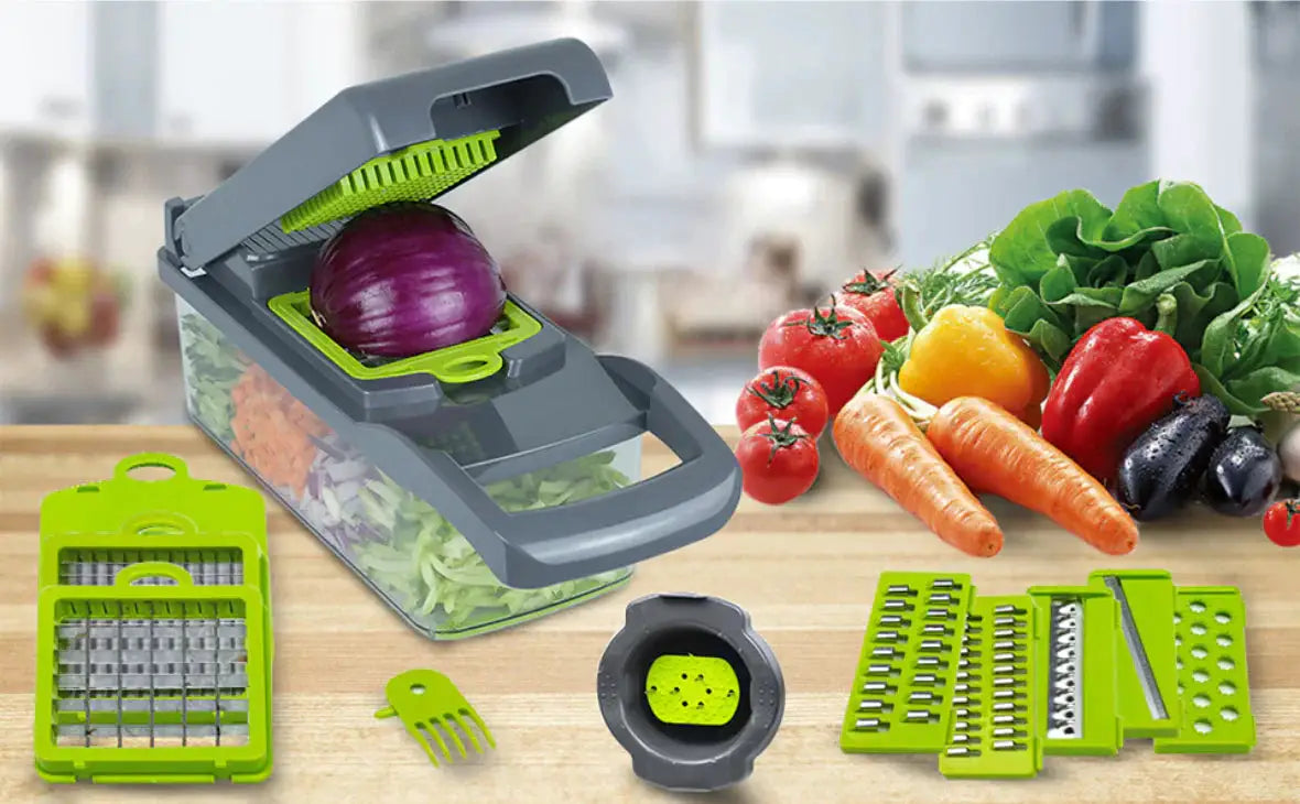 NEOHEXA™ - 10 in 1 Multifunctional Cutter Shredder Slicer by Oz-Direct.com