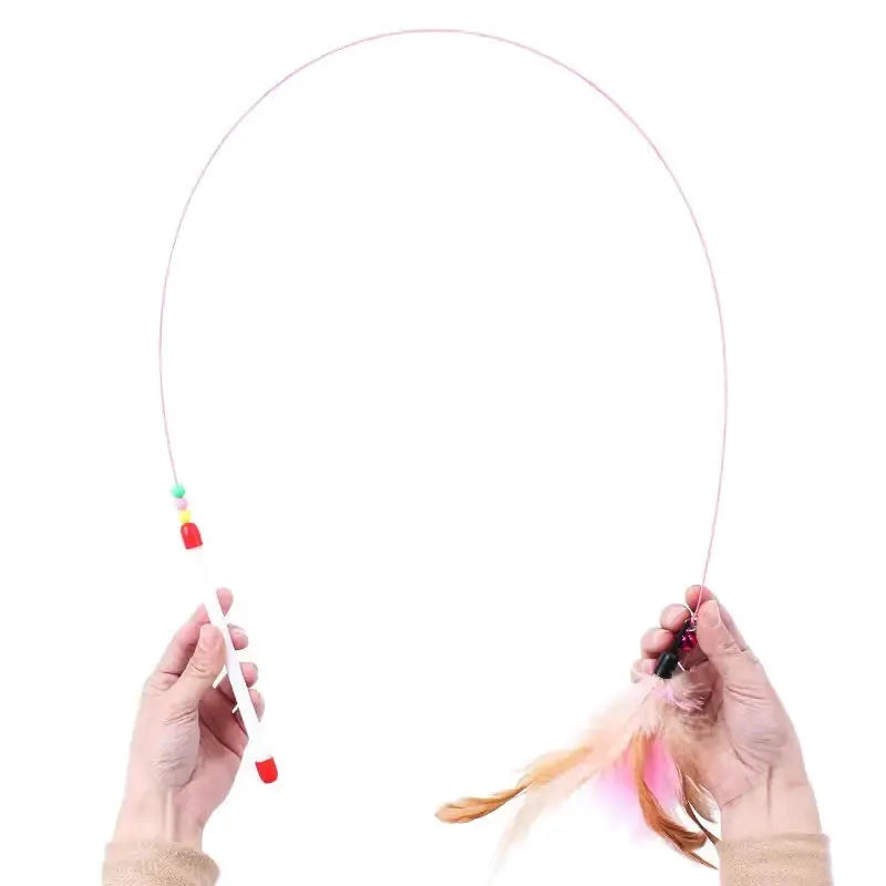 Feathers Tease Cat Toys by Oz-Direct.com