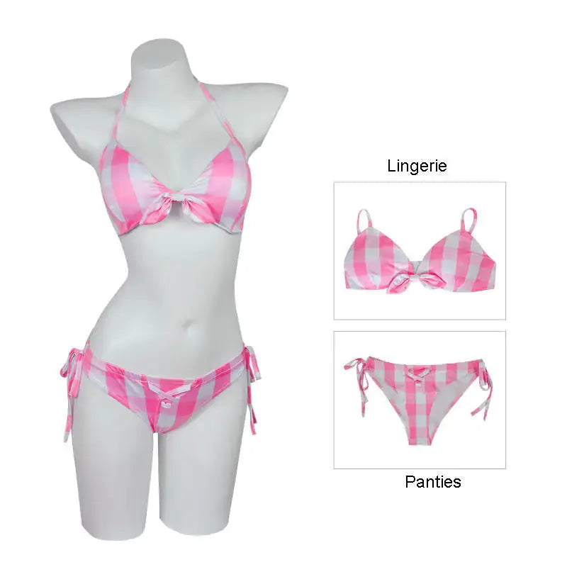 Barbie Square Pattern Bikini by Oz-Direct.com