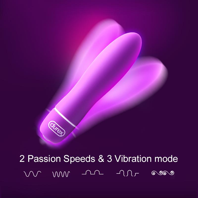 Durex Multi-functional Bullet Vibrator Waterproof G-Spot Bullet Clitoral Stimulation Intimate Goods Adult Sex Toys for Women