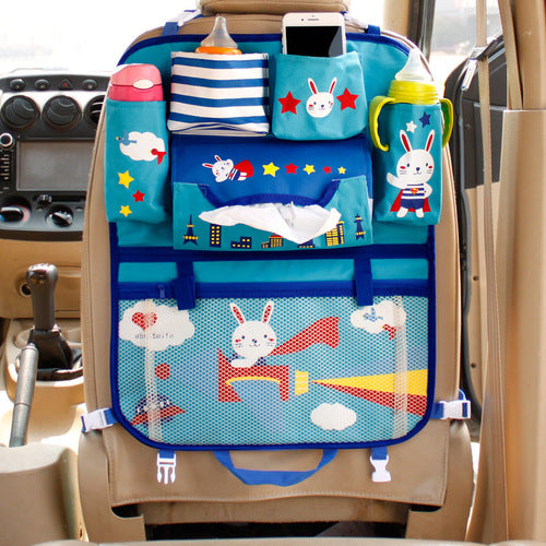 Cartoon diaper baby bag for mom, Car Seat Organizer Thermal Insulated, bolsas maternidade para bebe