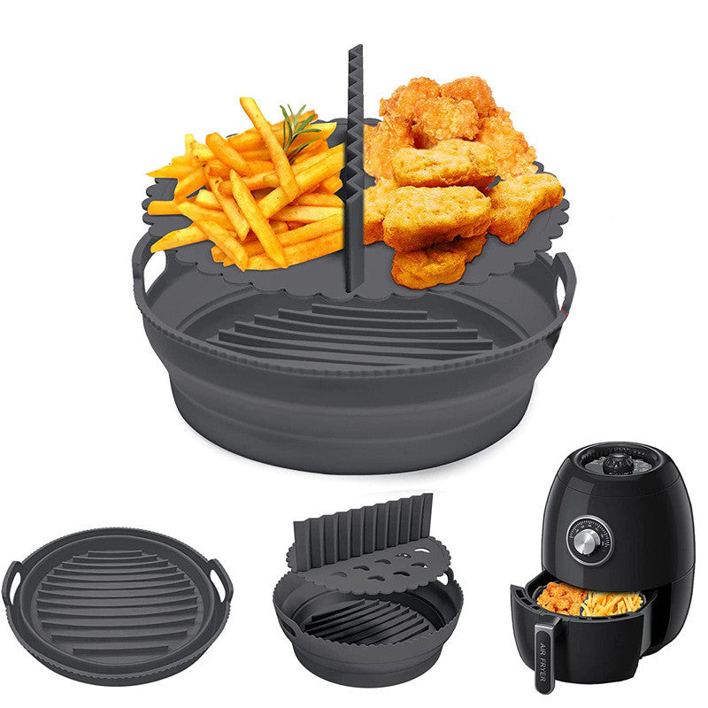 Air Fryer Silicone Pot multi-function lining frying pan baking pan