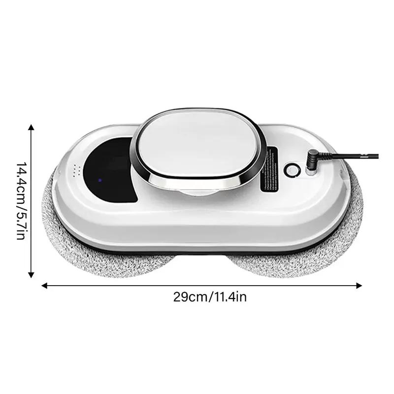 eprolo 5600Pa smart window cleaning robot, ultra-thin white finish with remote