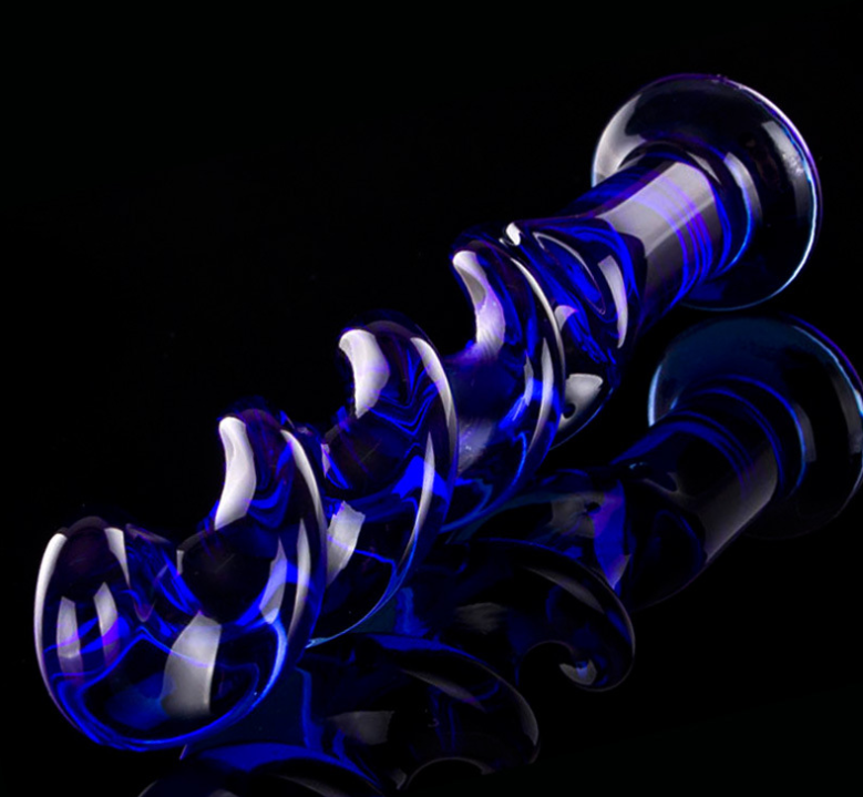 Sexy Crystal Glass Stick Blue