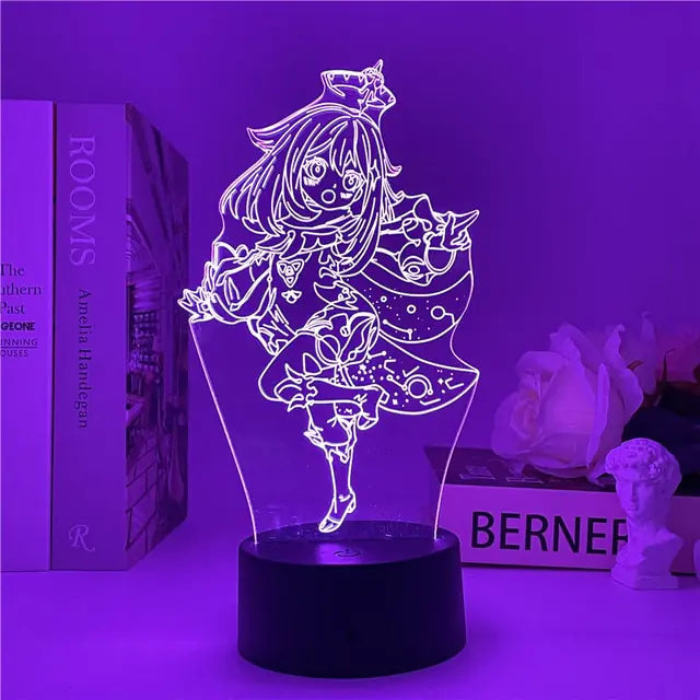 Genshin Impact Night Light 3D Illusion