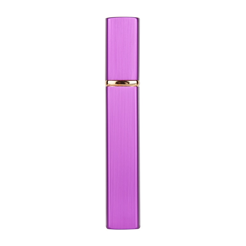 1pcs Metal Case Glass Tank Perfume Bottle Aluminum Nozzle Spray Refillable Bottle Parfum Cosmetic Glass Container 12ml