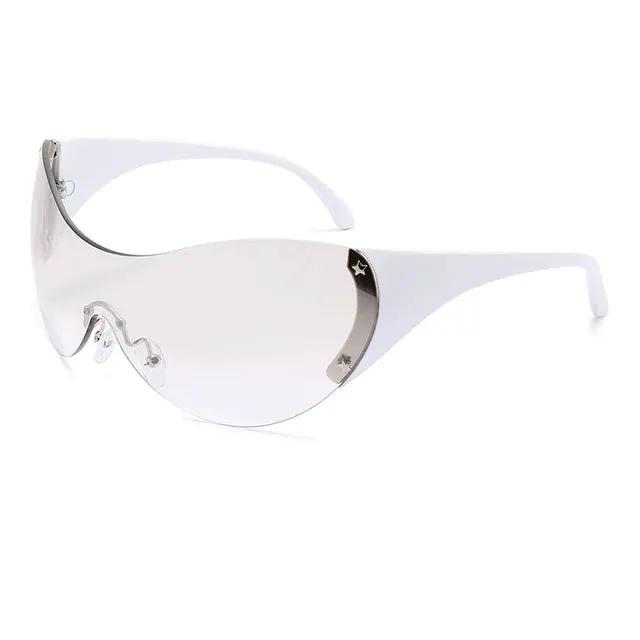 Big round glasses, fashionable large frame goggles, personalized sunglasses by eprolo