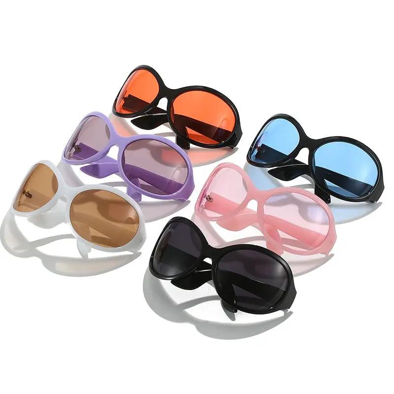 Sunglasses personalized hip-hop large frame glasses alien sunglasses female by eprolo