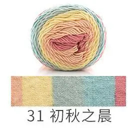 Rainbow Dyed Yarn