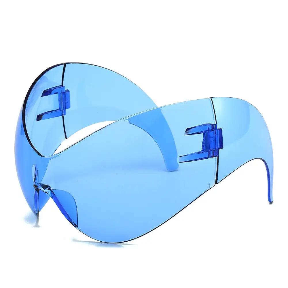 Large frame sports sunglasses, personalized and novel cat eye alien cycling glasses by eprolo