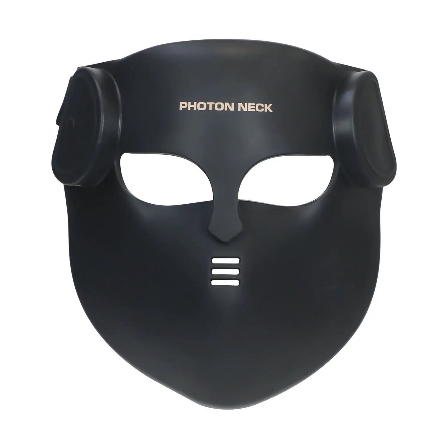 eprolo Photon Neck black silicone facial mask with ear flaps