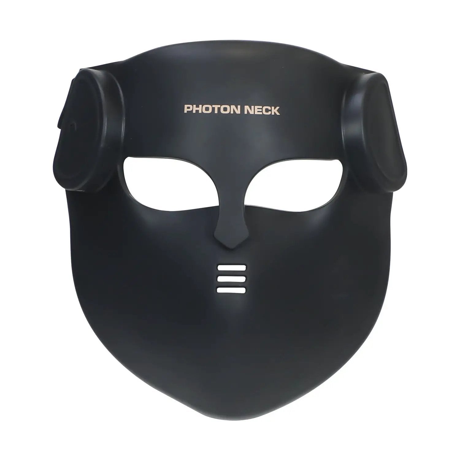 eprolo Photon Neck black silicone facial mask with ear flaps