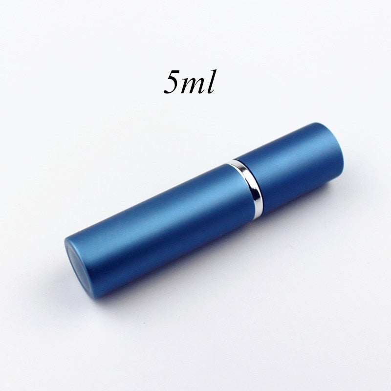 1PC 5ml Portable Mini Perfume Glass Bottle Travel Aluminum Spray Atomizer Empty Metal Parfume Atomiser Sprayer