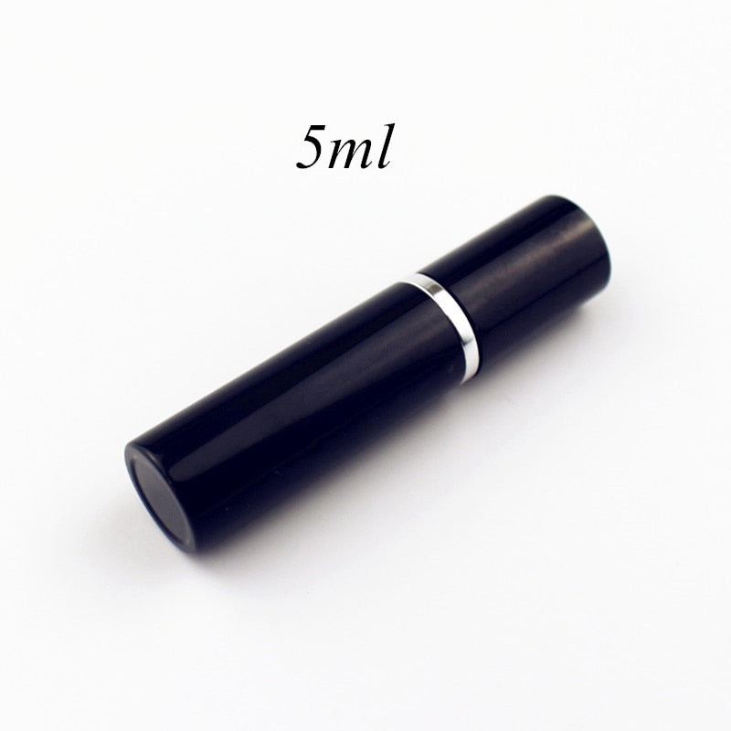 1PC 5ml Portable Mini Perfume Glass Bottle Travel Aluminum Spray Atomizer Empty Metal Parfume Atomiser Sprayer