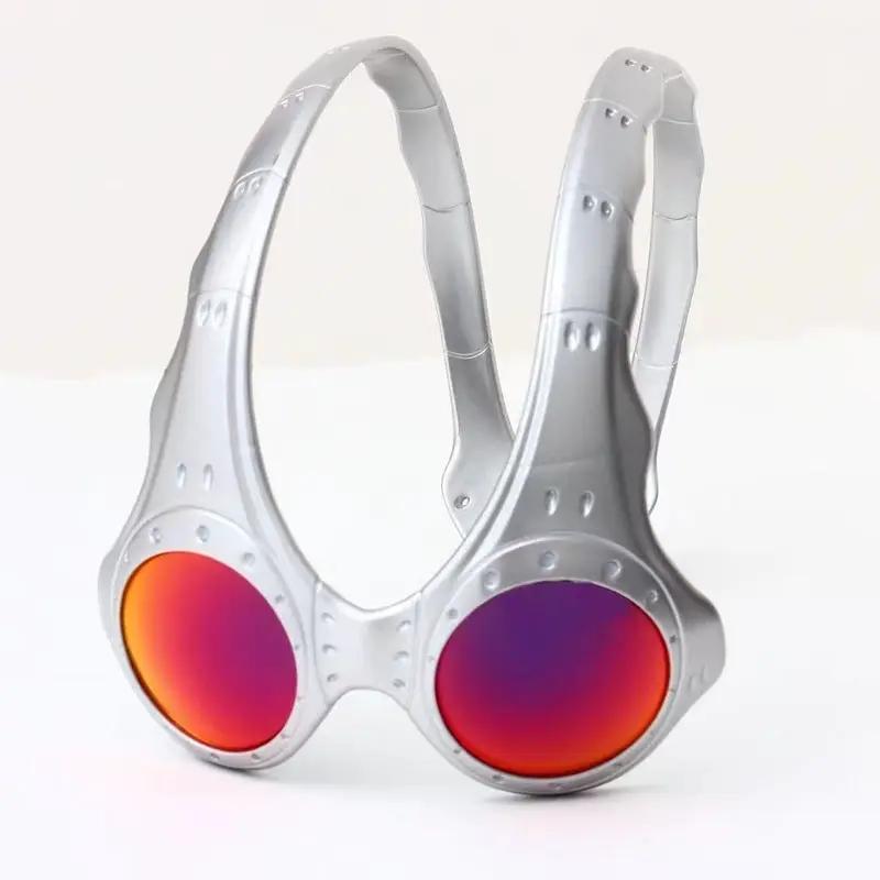 Unisex Over - The - Top Sunglasses. Ideal for outdoor cycling and sports. Fashionable retro - style metal - framed glasses. by eprolo