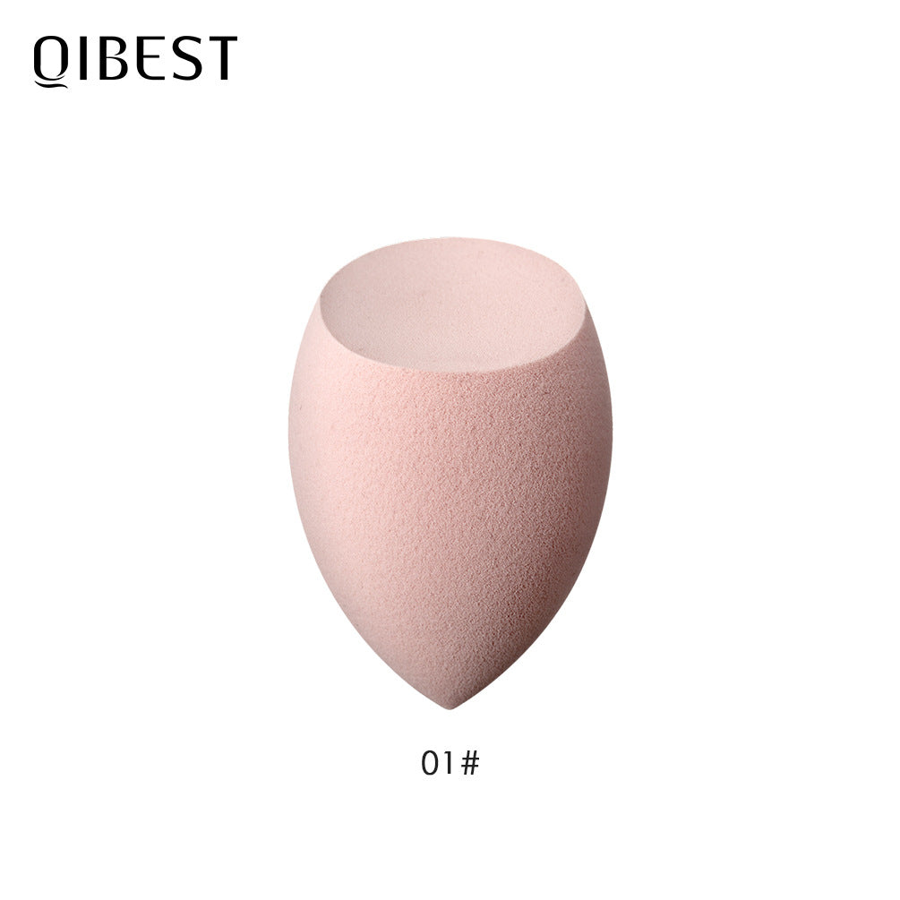 QIBEST Beauty Egg Sponge Puff Wet and Dry Do Not Eat Powder Beauty Egg Foundation Liquid Makeup Egg