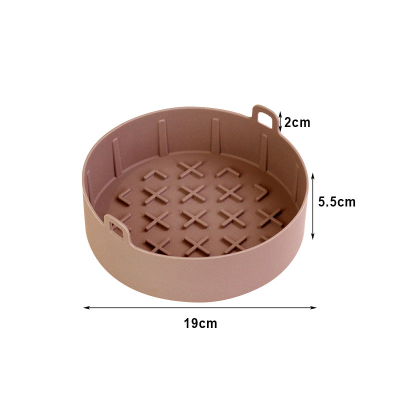 Air Fryer Accessories Air Fryer Silicone Pot Square Silicone Pot Holder Round Silicone Pot