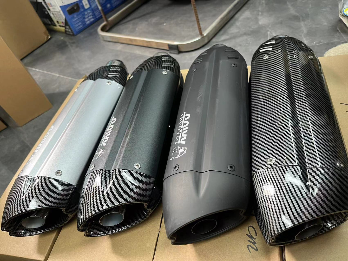 51mm Motorcycle Exhaust Pipe Modification