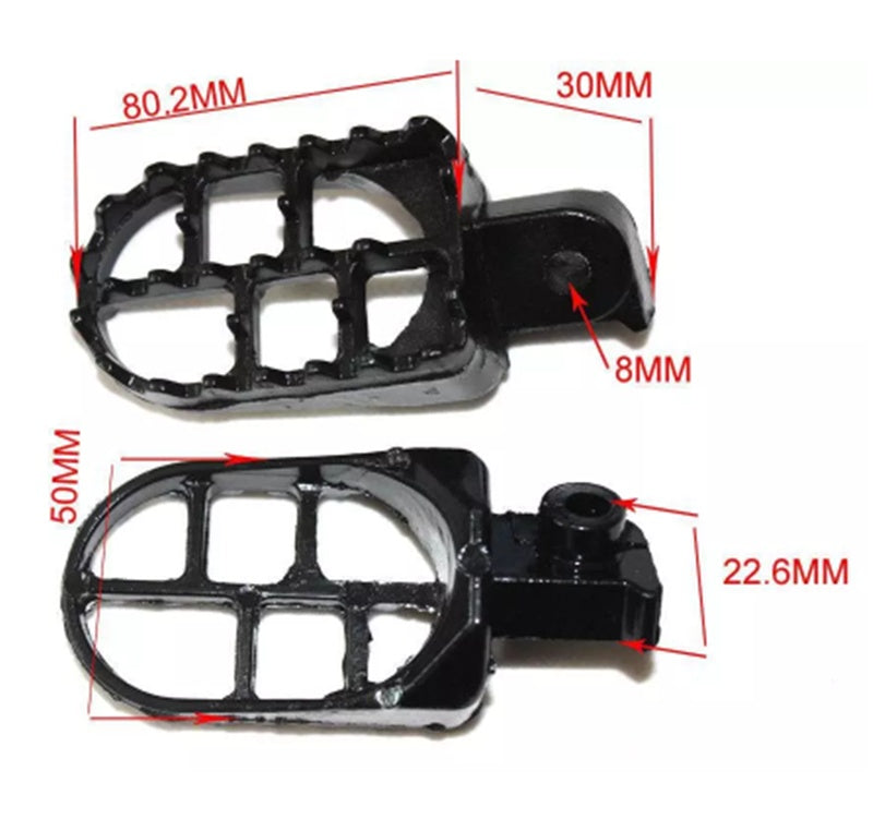 Off-road motorcycle accessories foot pedals