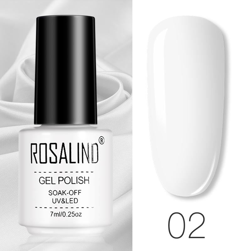 ROSALIND Gel Polish Set Manicure for Nails Semi Permanent Vernis top coat UV LED Gel Varnish Soak Off Nail Art Gel Nail Polish