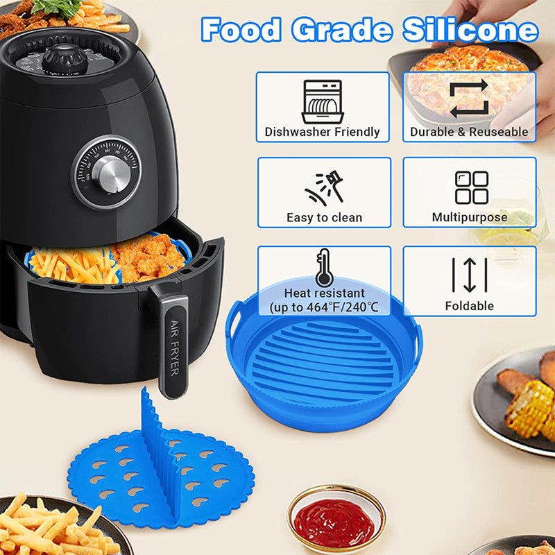 Air Fryer Silicone Pot multi-function lining frying pan baking pan