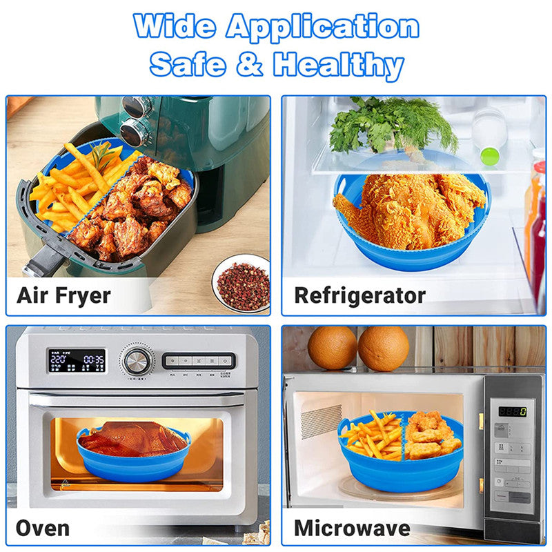 Air Fryer Silicone Pot multi-function lining frying pan baking pan