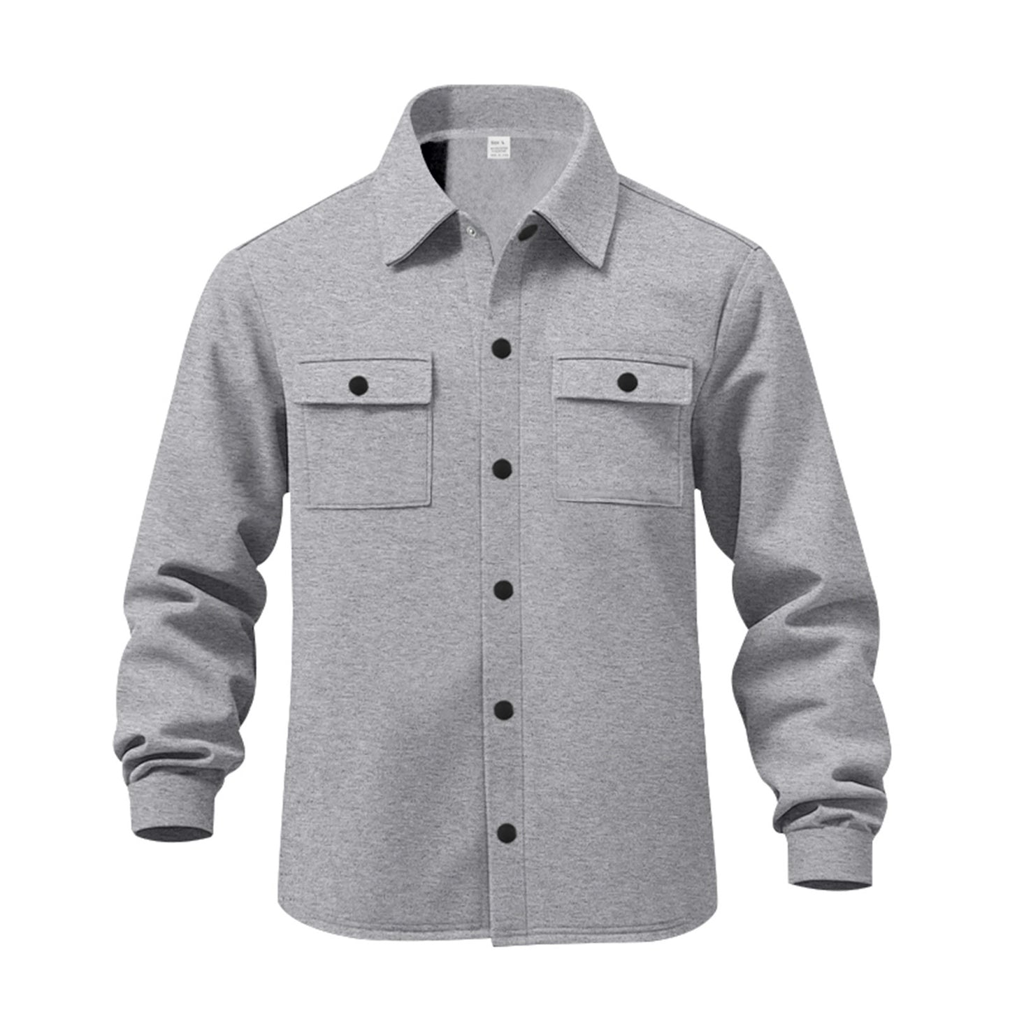 American casual men's single breasted solid color casual jacket for men