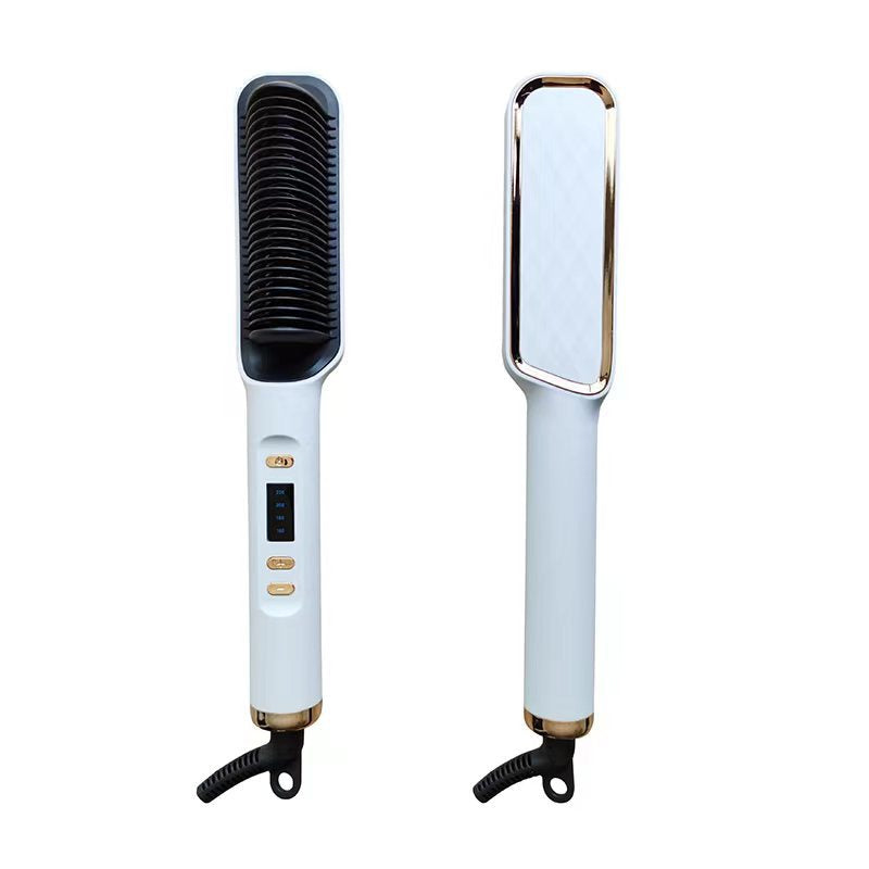 Straight Hair Comb, Lcd, Household Negative Ion Lazy Person Curling Stick, Dual Purpose Hair Salon, Electric Hair Straightener