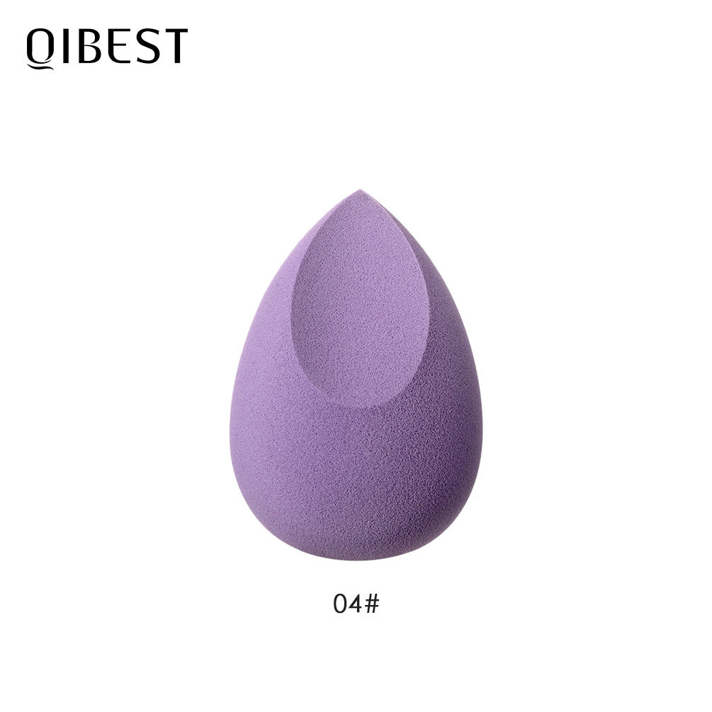 QIBEST Beauty Egg Sponge Puff Wet and Dry Do Not Eat Powder Beauty Egg Foundation Liquid Makeup Egg