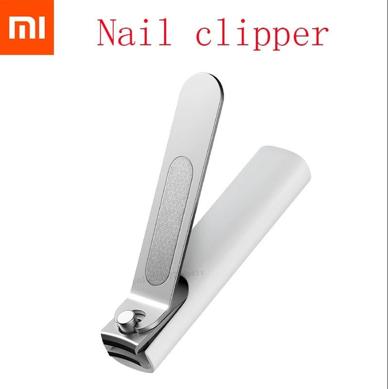 5pcs Xiaomi Mijia Stainless Steel Nail Clippers Set Trimmer Pedicure Care Clippers Earpick Nail File Professional Beauty Tools