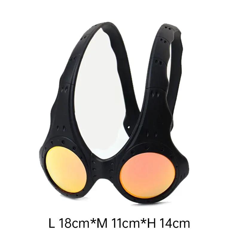 Unisex Over - The - Top Sunglasses. Ideal for outdoor cycling and sports. Fashionable retro - style metal - framed glasses. by eprolo