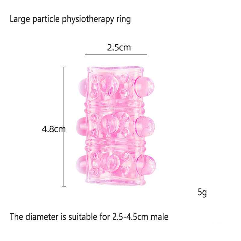 Erotic Set Vibrating Ring Sun Ring Sheep's Eye Ring Lock Sperm Ring Caterpillar Pellet Ring Adult Erotic Products