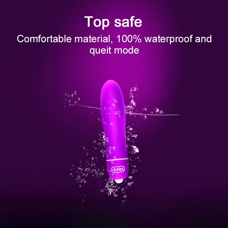 Durex Multi-functional Bullet Vibrator Waterproof G-Spot Bullet Clitoral Stimulation Intimate Goods Adult Sex Toys for Women