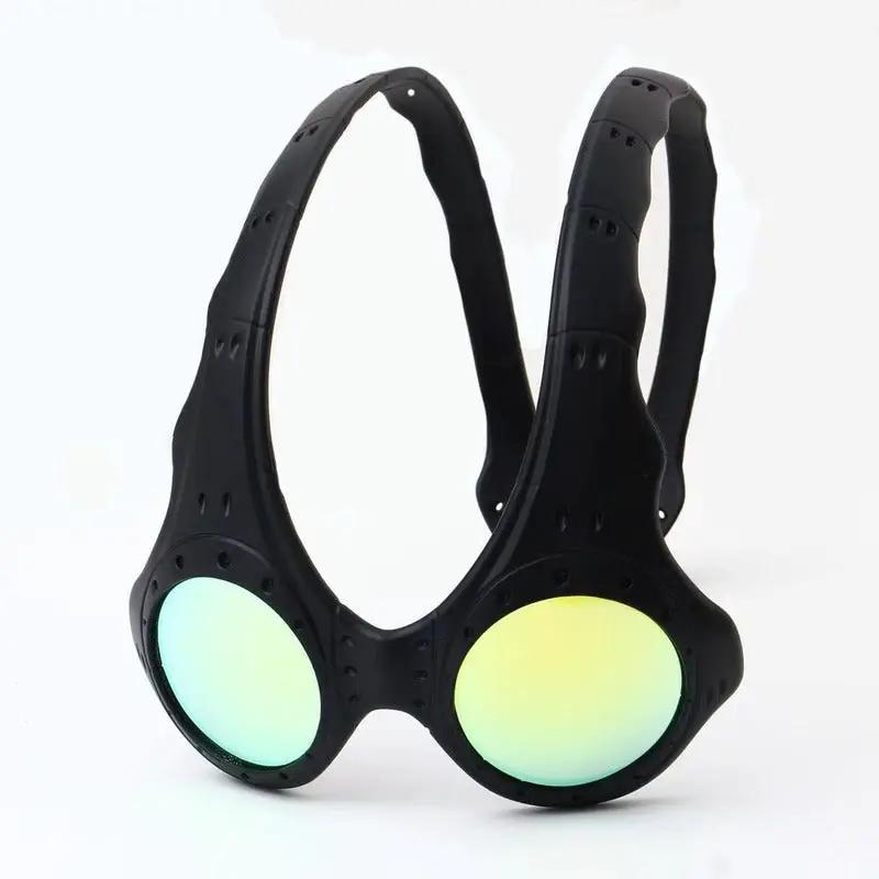 Unisex Over - The - Top Sunglasses. Ideal for outdoor cycling and sports. Fashionable retro - style metal - framed glasses. by eprolo