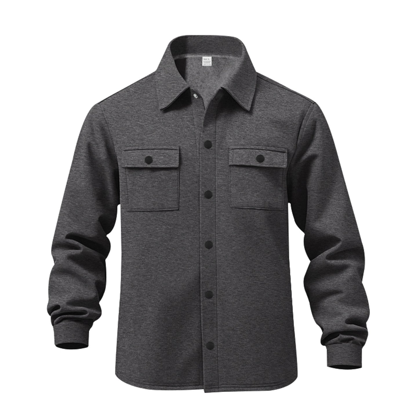 American casual men's single breasted solid color casual jacket for men